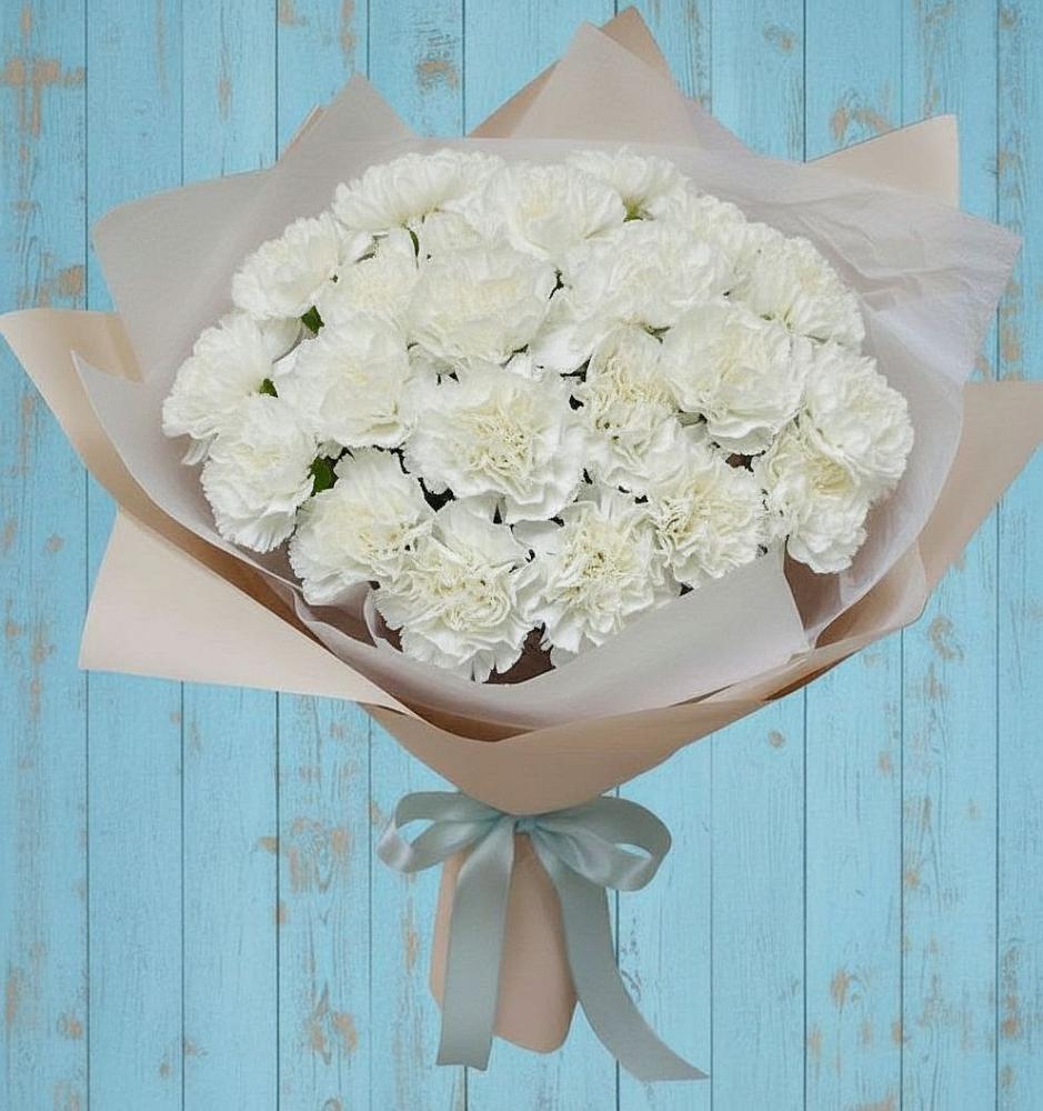 Букет цветов из: Гвоздики в Трубичино