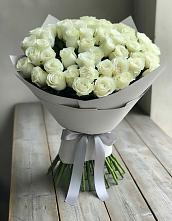 Букет 35 Белых роз в Трубичино