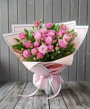 Букет Розовый кустик в Трубичино