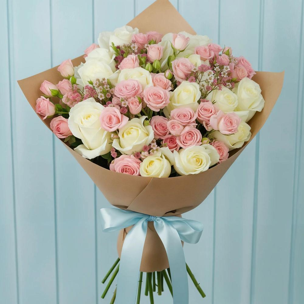 Букет цветов из: Розы в Трубичино