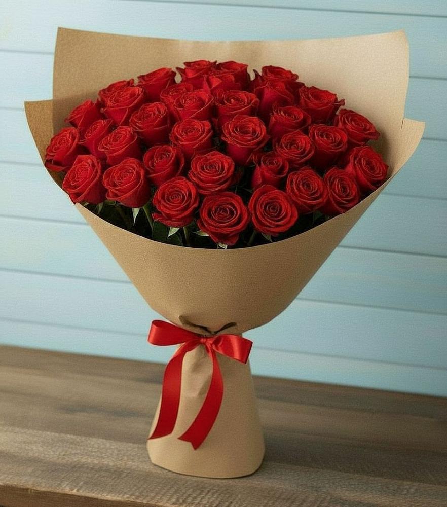 Букет Красные розы Милано в Трубичино