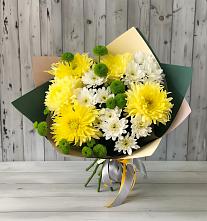 Букет цветов из:  Хризантемы в Трубичино