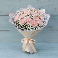 Букет цветов из:  Гвоздики в Трубичино