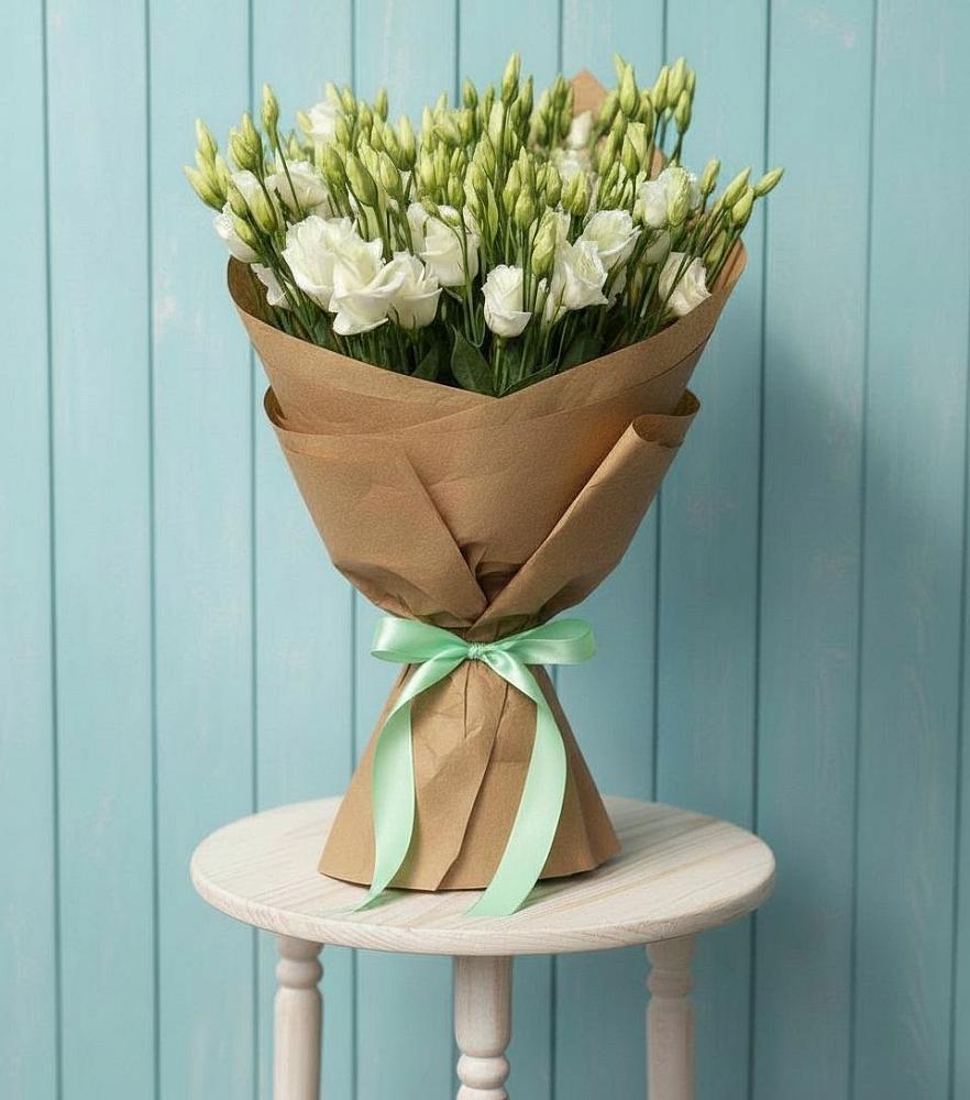 Букет цветов из: Лизиантусы в Трубичино