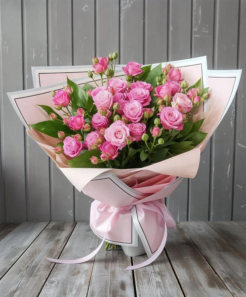 Букет Розовый кустик в Трубичино