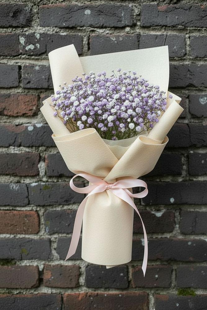 Букет цветов из: Гипсофила в Трубичино