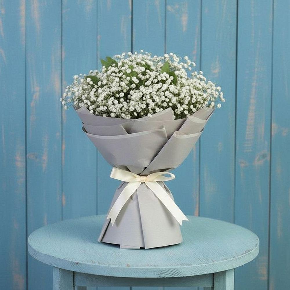 Букет цветов из: Гипсофила в Трубичино