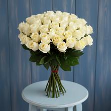 Букет 51 Белая роза Эдлесс Лав #REPLACE_PRED# Трубичино