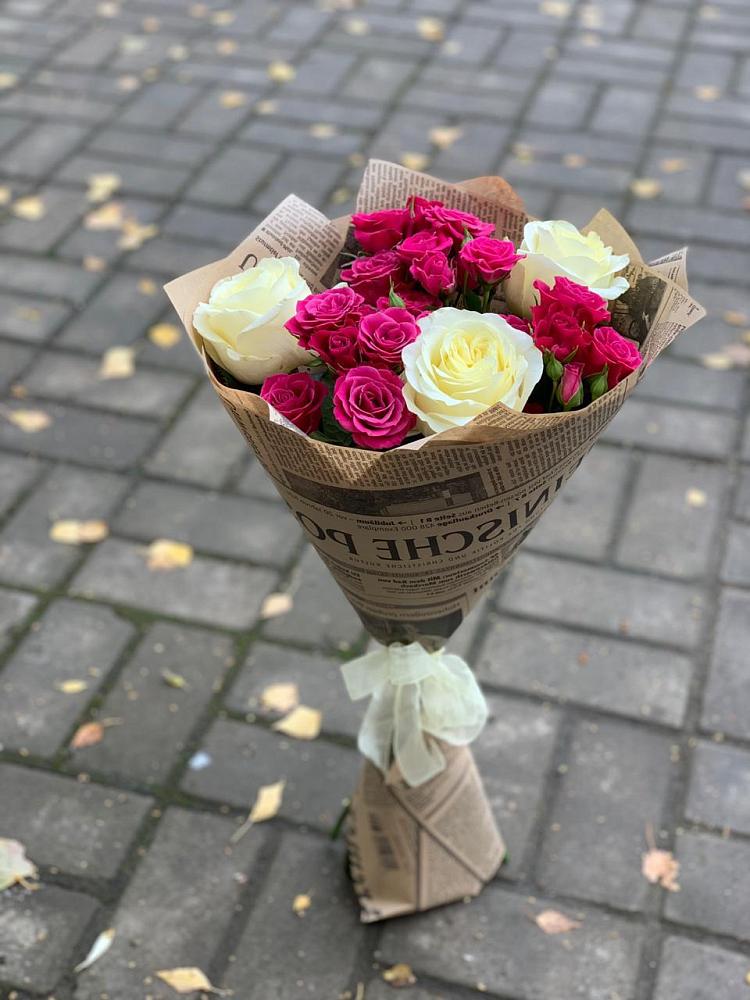 Букет цветов из: Розы в Трубичино