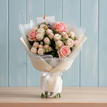 Букет цветов из:  Розы #REPLACE_PRED# Трубичино